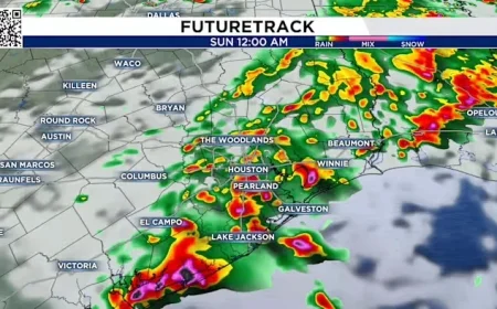Severe Weather Strikes Houston; Brief Lull Before More Rain Tonight