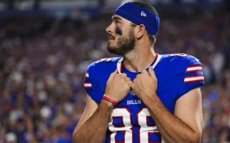 Dalton Kincaid, Matt Milano, Terrel Bernard Uncertain for Week 8 Against Panthers