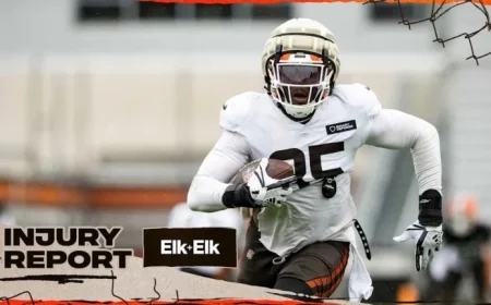 David Njoku Questionable for Week 8 Clash with Patriots | Injury Update