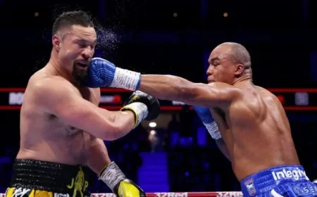 Parker Felt Strong Before Stoppage in Fight Against Wardley