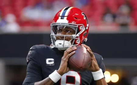 Falcons’ Michael Penix, Drake London Listed As Inactive: Week 8, 2025 NFL