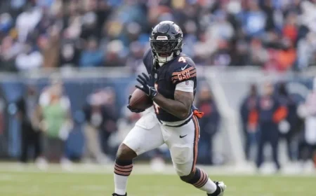 D’Andre Swift Set to Play as Bears Face Ravens