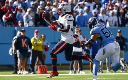 Mike Vrabel Criticizes Rhamondre Stevenson’s Premature Touchdown Celebration