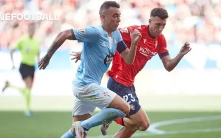 Celta Challenges El Sadar Fortress in Riveting Showdown