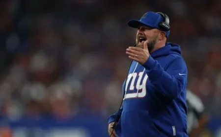 Giants, Daboll, Skattebo Fined for Dart Exam Violations