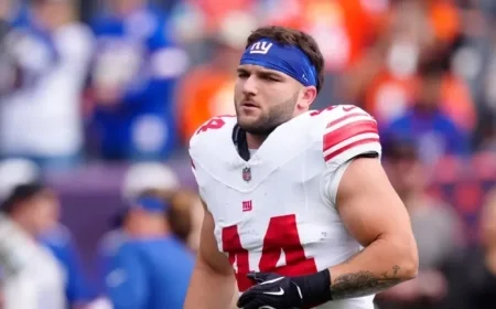 NFL Fines Giants Rookie Cam Skattebo Twice in One Week
