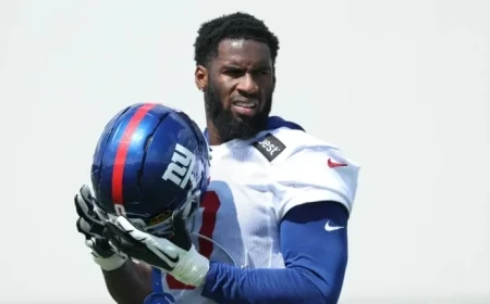 New York Giants’ LB Brian Burns’ Status Against Eagles Uncertain