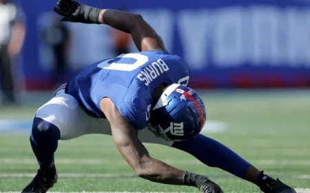 Brian Burns Questionable; Jaxson Dart Cleared to Play Against Eagles
