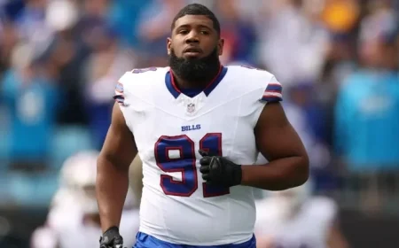 Bills’ Ed Oliver Out with Biceps Injury Against Panthers