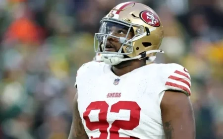 49ers Veteran DL Exits Texans Game Early Due to Injury