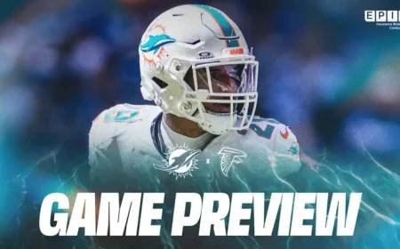 Miami Dolphins Face Off Against Atlanta Falcons: Game Preview