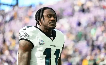 Eagles Adjust WR Lineup Following A.J. Brown Injury Announcement