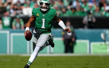 Officials Erroneously Stop Forward Progress After Jalen Hurts’ Tush Push Fumble