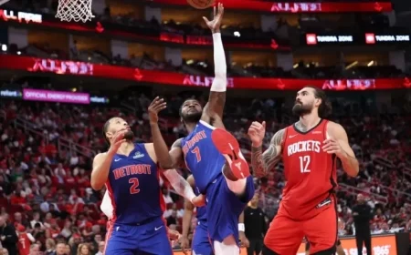 Pistons Overcome Fouls and Duren Ejection to Defeat Rockets 115-111