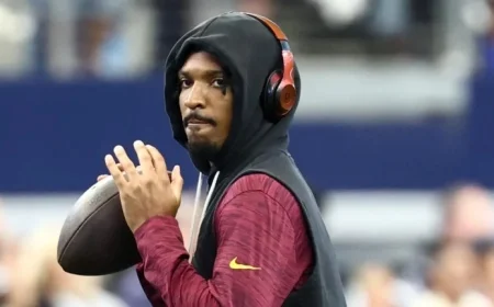 Washington Commanders QB Slips Behind Rival in NFL.com’s Rankings