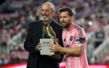 Messi Wins Golden Boot with Brace in Miami Victory