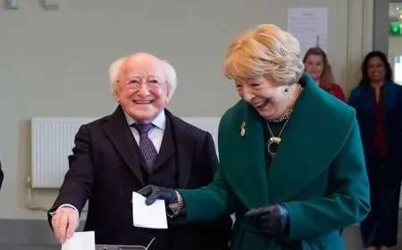 President Michael D Higgins hospitalized overnight for infection treatment