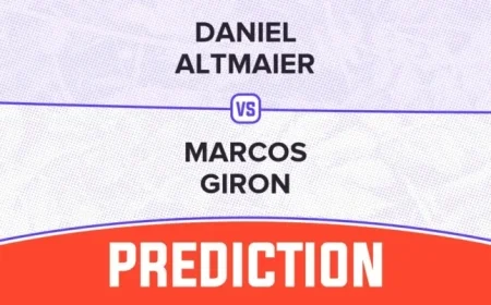 Daniel Altmaier vs Marcos Giron: ATP Paris Masters 2025 Prediction