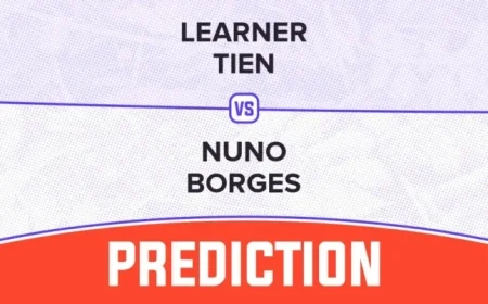 Learner Tien Battles Nuno Borges: 2025 ATP Paris Masters Prediction