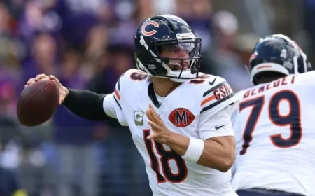 Bears Struggle with Red Zone Issues and Caleb Williams’ Inaccuracy Against Ravens