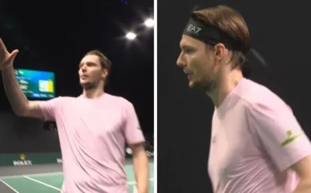 Alexander Bublik Snubs Paris Masters Opponent, Skips Post-Match Handshake