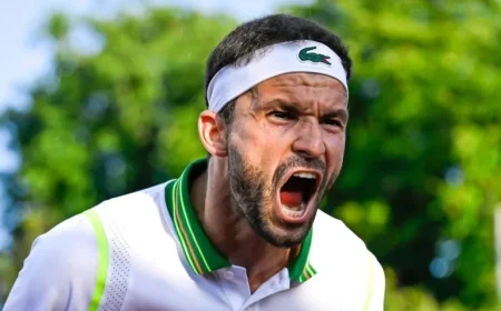 Grigor Dimitrov Makes Post-Wimbledon Tennis Comeback Against Sinner