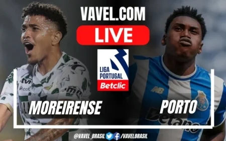 Live Score Updates: Moreirense vs Porto in Liga Portugal Clash