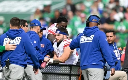 Brian Daboll: Cam Skattebo’s Surgery Successful, Faces Long Recovery