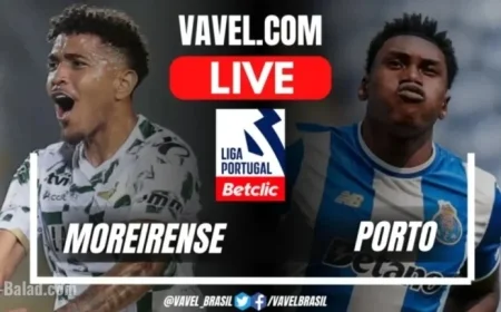 Porto vs Moreirense: Live Liga Portugal Match Score Updates