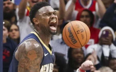 Zion Williamson’s Status Uncertain for Pelicans’ Home Game Against Celtics