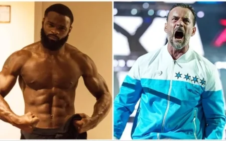 Tyron Woodley Challenges CM Punk; WWE Legend Responds