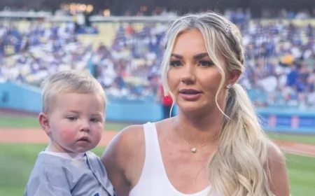 Chelsea Freeman Showcases Dodgers Jersey with Mamiko Tanaka at World Series Game 3