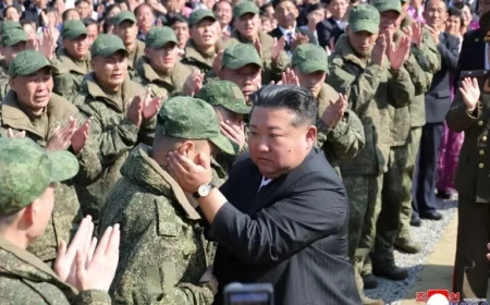 North Korea Builds Memorial for Soldiers Killed in Ukraine War
