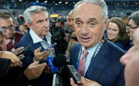 Rob Manfred Confident Major Leaguers to Join 2028 LA Olympics