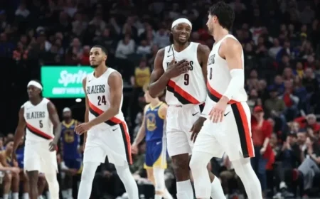 Trail Blazers Secure First Season Win as Basketball Returns