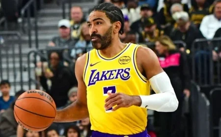 Lakers’ Gabe Vincent Sidelined 2-4 Weeks with Ankle Injury
