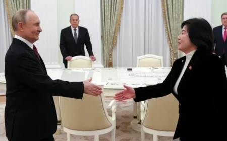 Putin Meets North Korean Diplomat, Affirms Steady Development of Ties