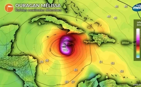 Category 5 Hurricane Melissa Approaches Jamaica: Expected Evening and Nighttime Impact