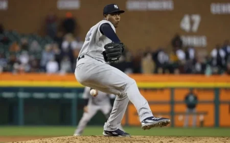 Aroldis Chapman Unlikely to Pitch for Yankees Again