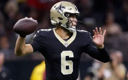 Saints to Debut Rookie QB Shough Against Rams
