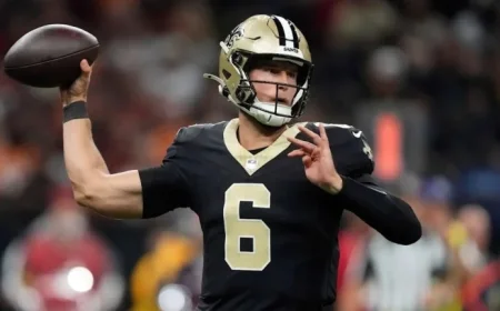 Saints Choose Rookie QB Tyler Shough Over Spencer Rattler Against Rams in Week 9