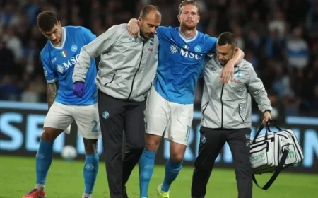 Napoli’s Kevin De Bruyne Out Long-Term with Hamstring Injury