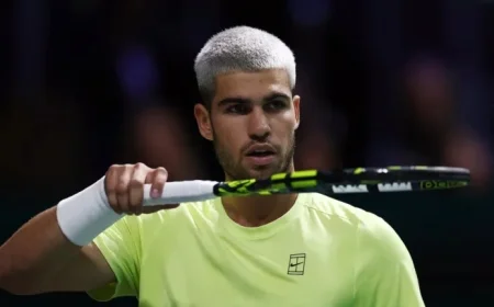 Alcaraz Faces Norrie in Paris Masters Debut Today Live Online