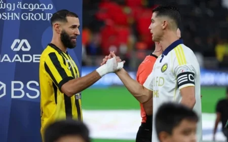 Benzema Scores Stunning Goal Against Ronaldo in Kings Cup Video