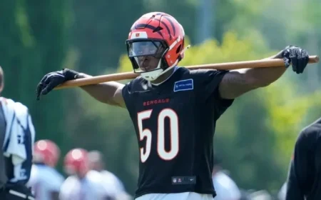 Bengals Linebacker Shaka Heyward Sidelined Weeks by Fibula Fracture