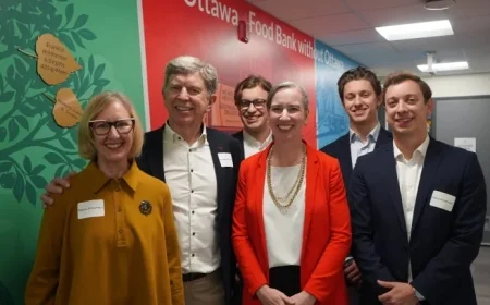 Colliers Project Leaders Founder and Spouse Set Record with $2.5M Donation to Ottawa Food Bank