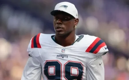 Keion White a Healthy Scratch as Patriots Face Browns Before Trade Deadline