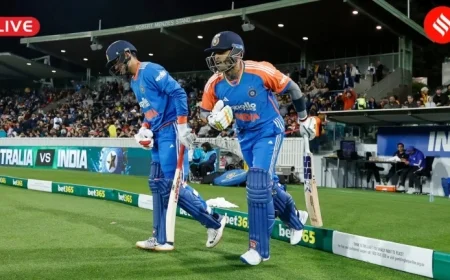 India vs Australia First T20 Live Score Canceled in Canberra Due to Rain Disruption