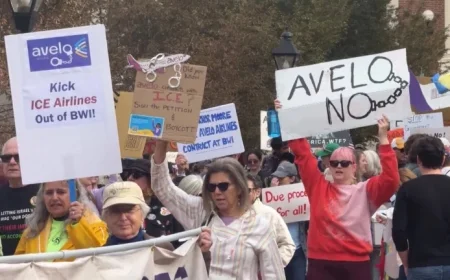 Activists Urge Maryland to End Avelo Airlines Deportation Contract