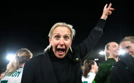 Ireland’s Carla Ward Expresses Excitement for Potential England Clash at Wembley